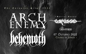 Arch Enemy & Behemoth|The European Siege 2022|Carcass e Unto Others