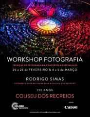 WORKSHOP FOTOGRAFIA | Técnicas de Fotografia em Concertos & Espetáculo