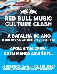 BILHETE PLUS - RED BULL MUSIC CULTURE CLASH