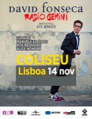 DAVID FONSECA | RÁDIO GEMINI | APRESENTA 20 ANOS