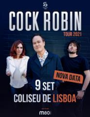 COCK ROBIN | TOUR 2021 (TROCA BILHETES)
